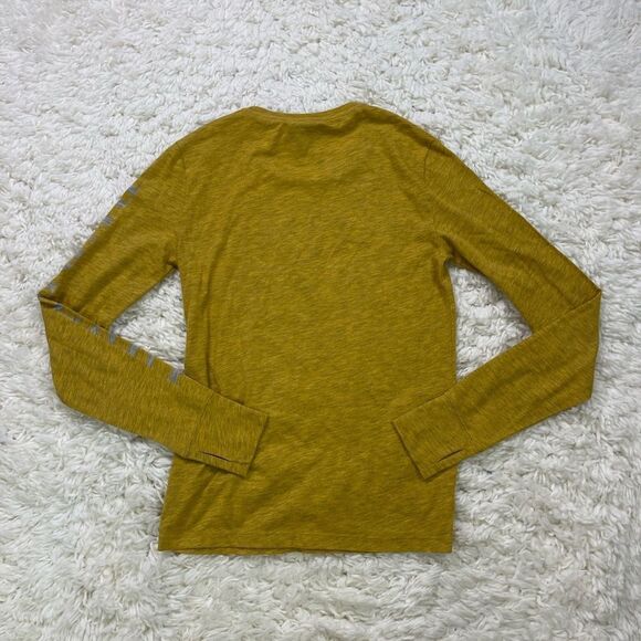 Burberry Marchston Yellow Long Sleeve Shirt Crewneck - Picture 6 of 9